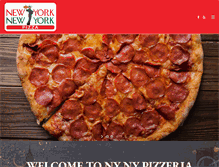 Tablet Screenshot of nynypizzeria.com